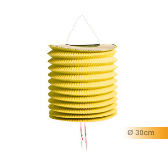 Lanterna Papel 30cm Amarelo